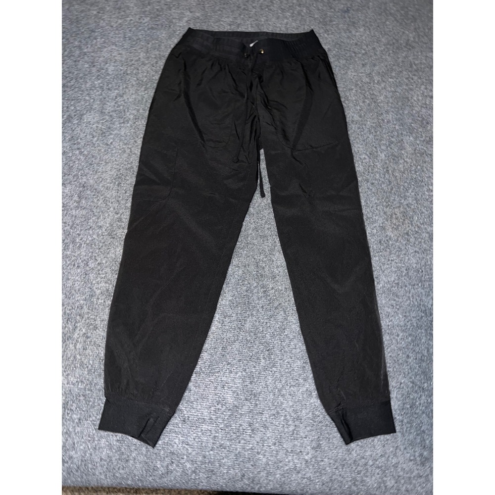 Maevn Womens XSP Black Scrub Pants Jogger Style Petite Activewear